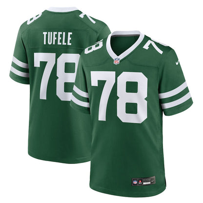 Jay Tufele 78 New York Jets Team Game Men Jersey - Legacy Green