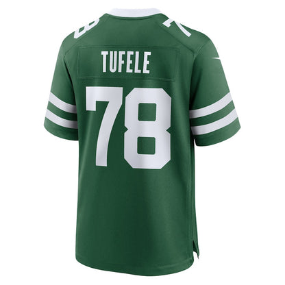 Jay Tufele 78 New York Jets Team Game Men Jersey - Legacy Green