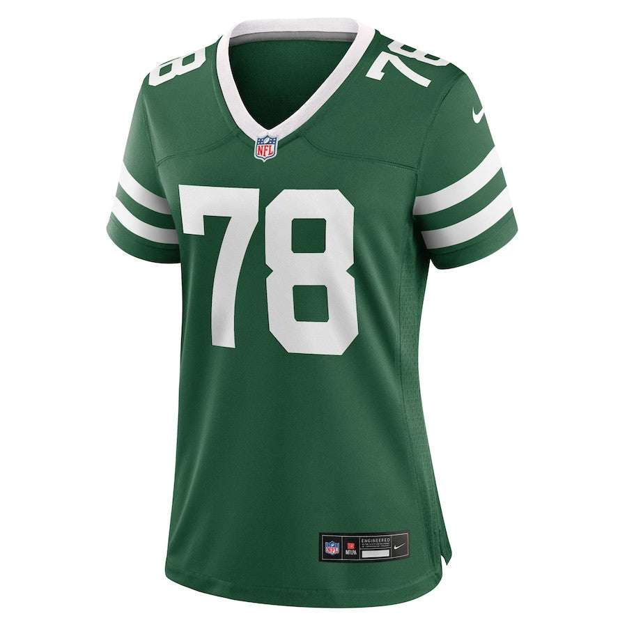 Jay Tufele 78 New York Jets Women's Team Game Jersey - Legacy Green
