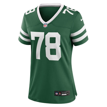 Jay Tufele 78 New York Jets Women's Team Game Jersey - Legacy Green