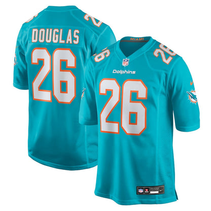 Rasul Douglas 26 Miami Dolphins Team Game Men Jersey - Aqua