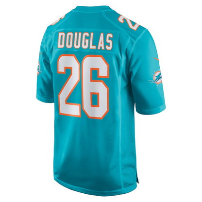 Rasul Douglas 26 Miami Dolphins Team Game Men Jersey - Aqua