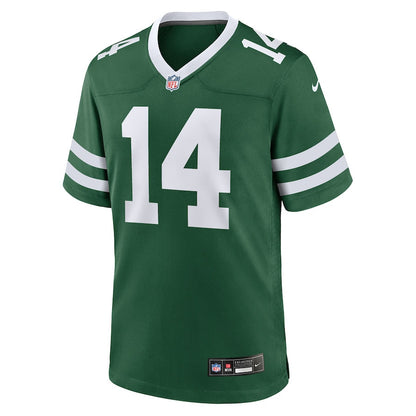 Austin McNamara 14 New York Jets Team Game Men Jersey - Legacy Green