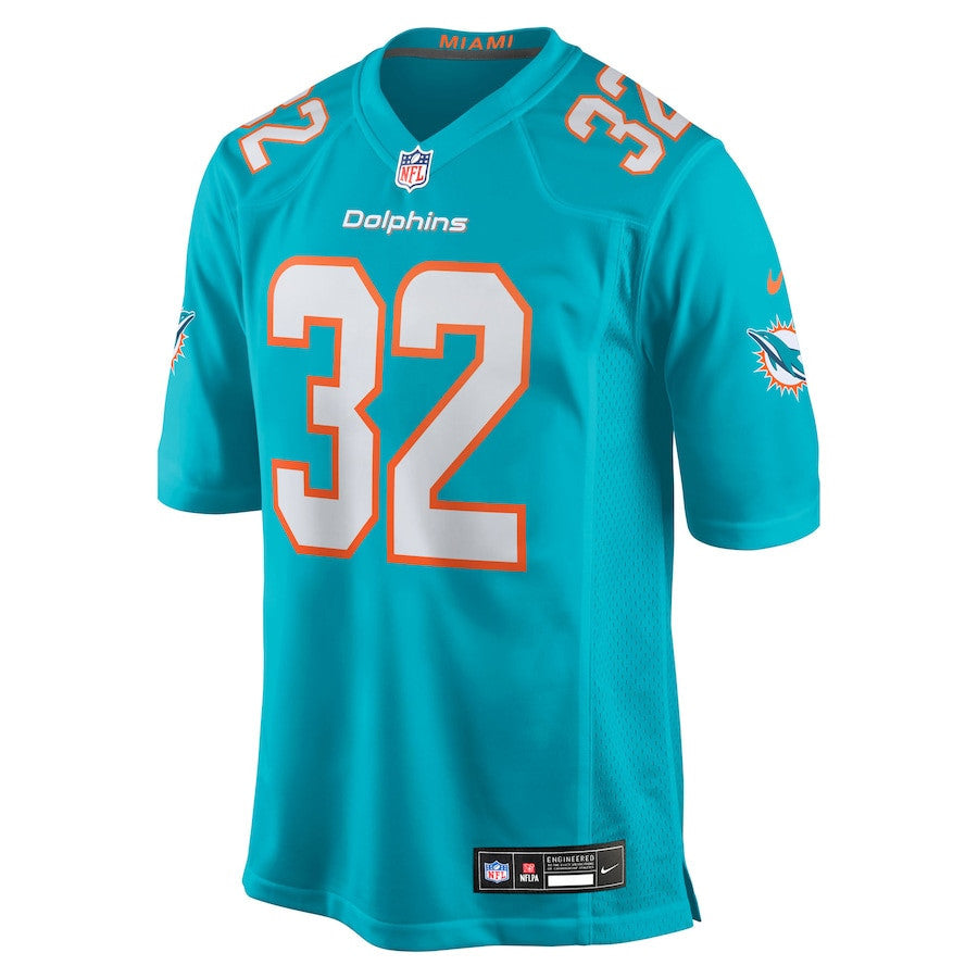 Julius Brents 32 Miami Dolphins Team Game Men Jersey - Aqua