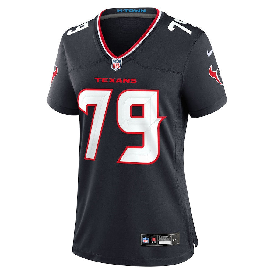 Aireontae Ersery 79 Houston Texans Women's Team Game Jersey - Navy
