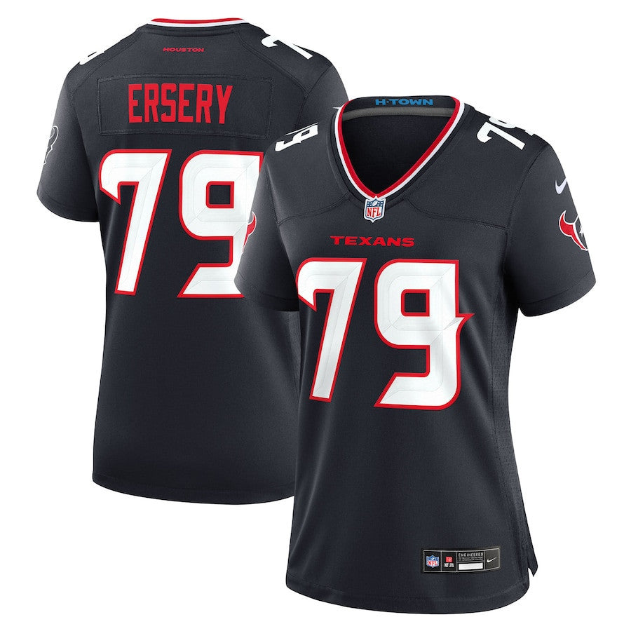 Aireontae Ersery 79 Houston Texans Women's Team Game Jersey - Navy