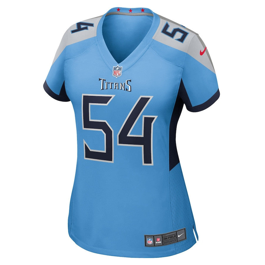Dorian Mausi 54 Tennessee Titans Women's Team Game Jersey - Light Blue