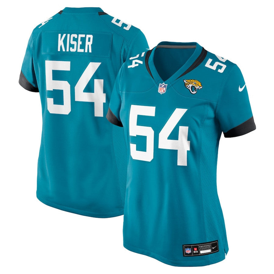 Jack Kiser 54 Jacksonville Jaguars Team Game Men Jersey - Teal