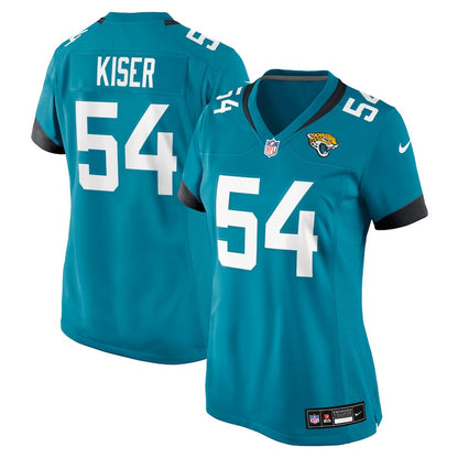 Jack Kiser 54 Jacksonville Jaguars Team Game Men Jersey - Teal