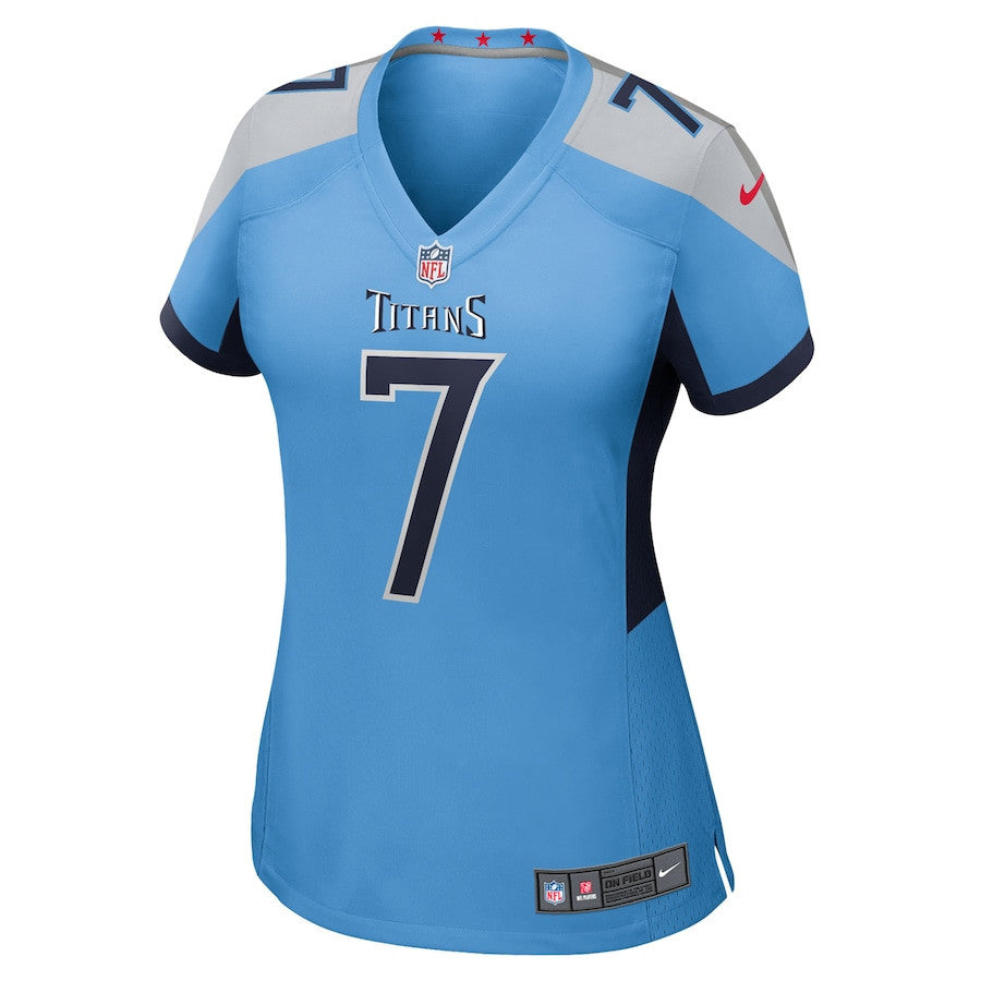 Oluwafemi Oladejo 7 Tennessee Titans Women's Team Game Jersey - Light Blue