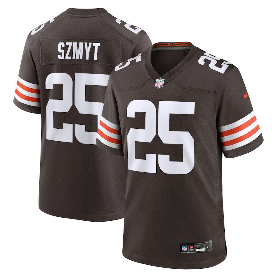 Andre Szmyt 25 Cleveland Browns Team Game Men Jersey - Brown