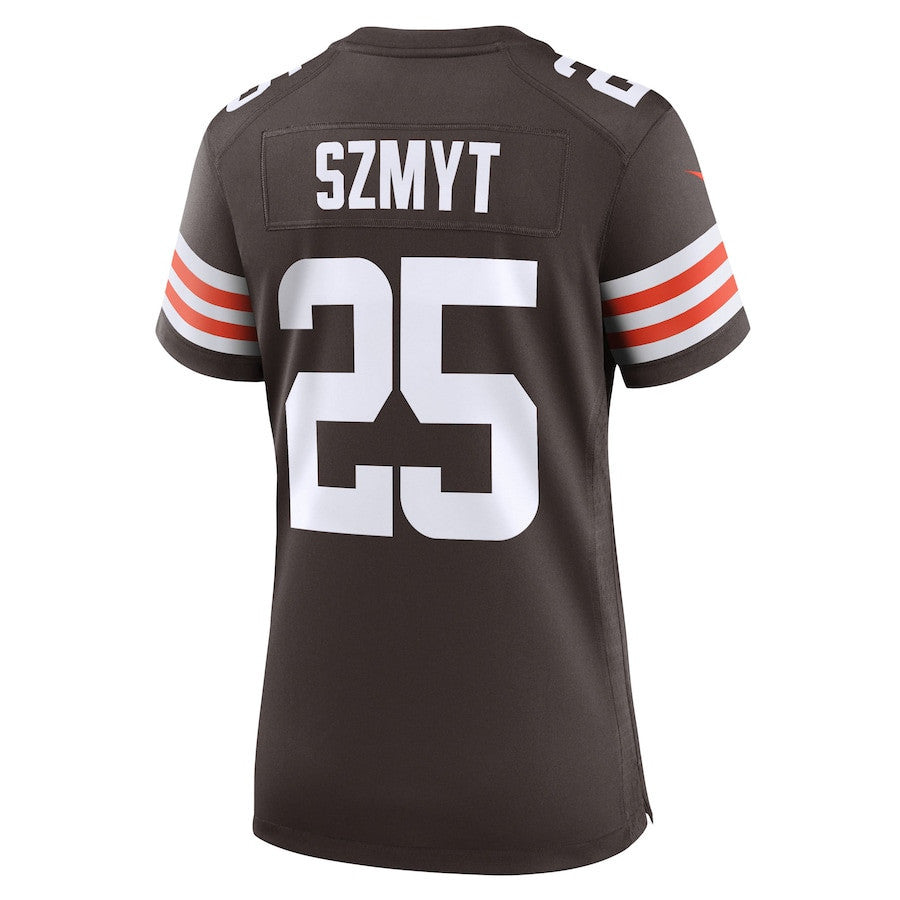 Andre Szmyt 25 Cleveland Browns Women's Team Game Jersey - Brown