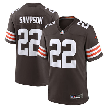 Dylan Sampson 22 Cleveland Browns Team Game Men Jersey - Brown