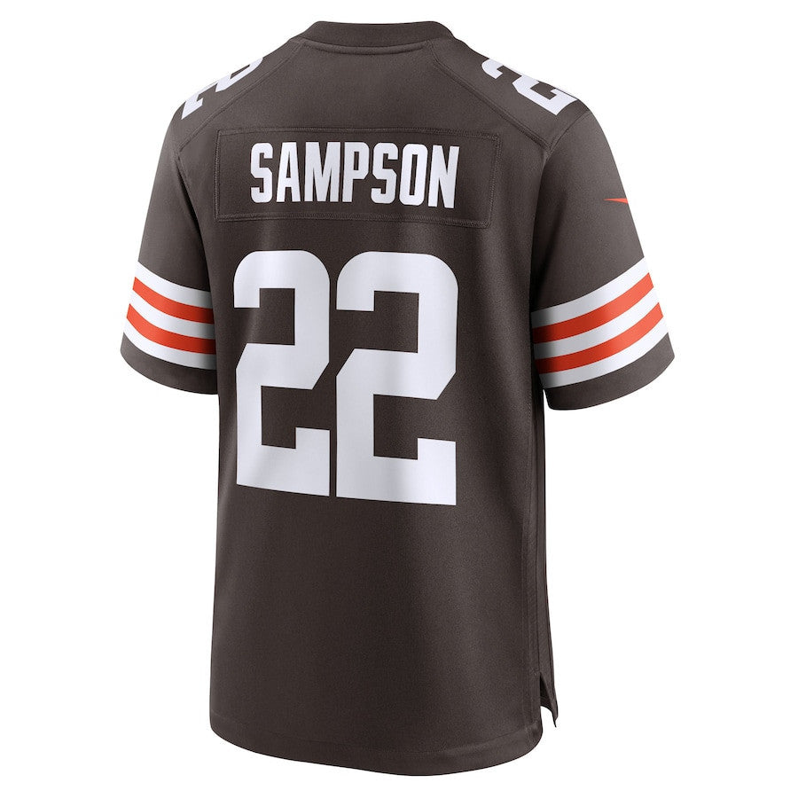 Dylan Sampson 22 Cleveland Browns Team Game Men Jersey - Brown