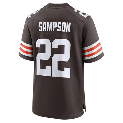 Dylan Sampson 22 Cleveland Browns Team Game Men Jersey - Brown