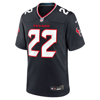 Jaylin Smith 22 Houston Texans Team Game Men Jersey - Navy
