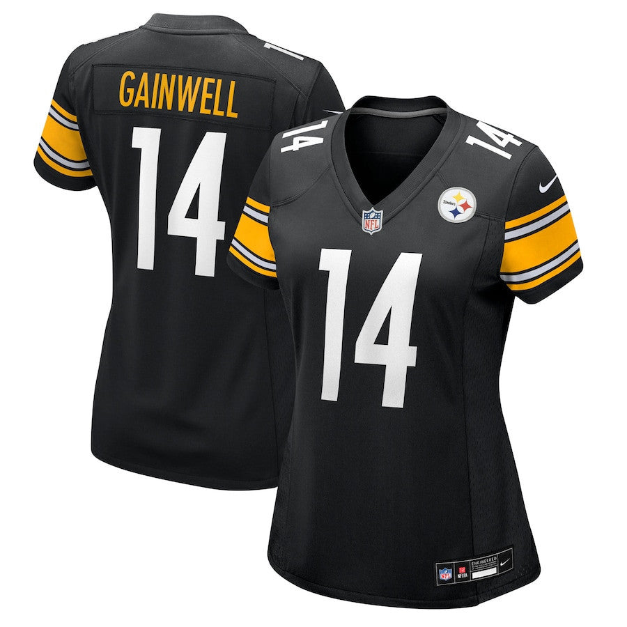 Kenneth Gainwell 14 Pittsburgh Steelers Women's Team Game Jersey - Black