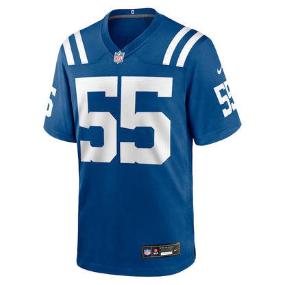 Chad Muma 55 Indianapolis Colts Team Game Men Jersey - Royal
