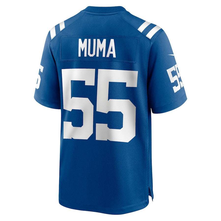 Chad Muma 55 Indianapolis Colts Team Game Men Jersey - Royal