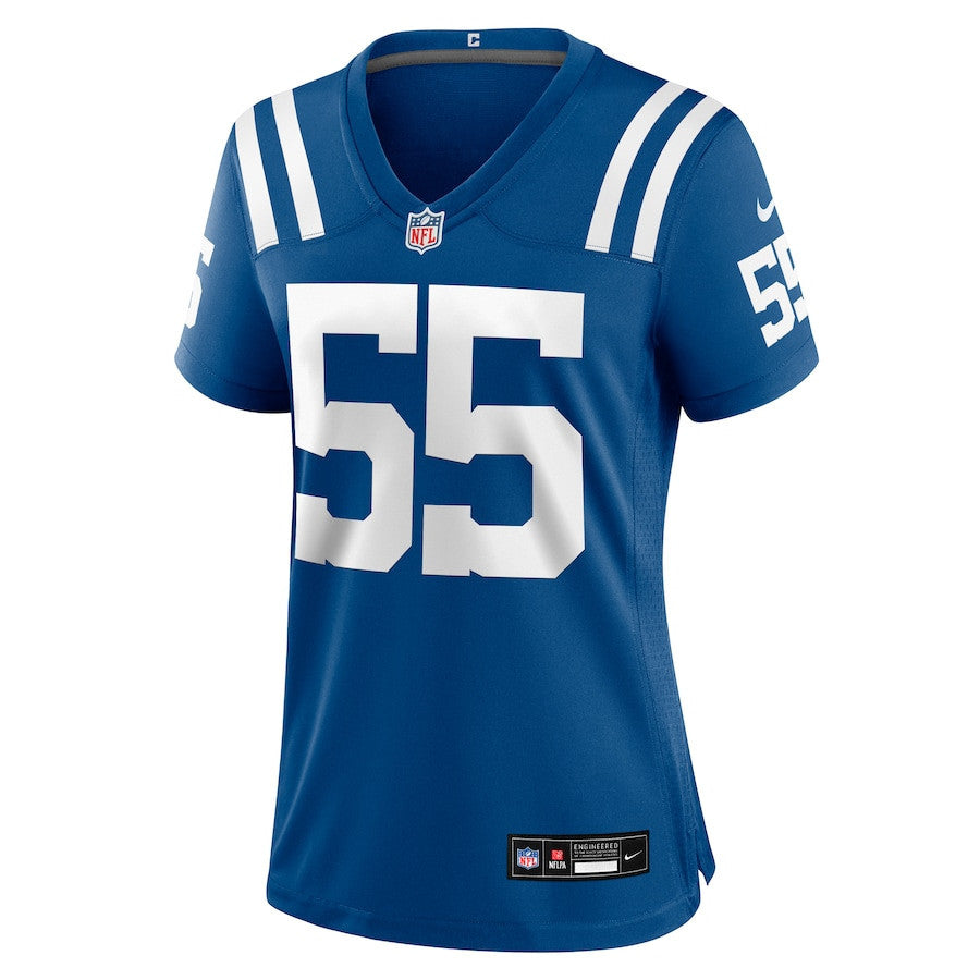 Chad Muma 55 Indianapolis Colts Women's Team Game Jersey - Royal