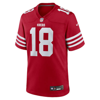 Eddy Pineiro 18 San Francisco 49ers Team Game Men Jersey - Scarlet