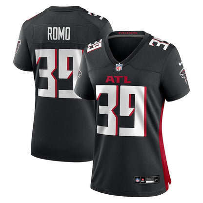 John Parker Romo 39 Atlanta Falcons Women's Team Game Jersey - Black