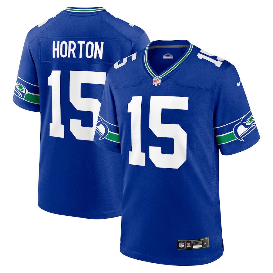 Tory Horton 15 Seattle Seahawks Alternate 2 Game Men Jersey - Royal