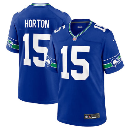 Tory Horton 15 Seattle Seahawks Alternate 2 Game Men Jersey - Royal