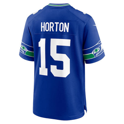Tory Horton 15 Seattle Seahawks Alternate 2 Game Men Jersey - Royal