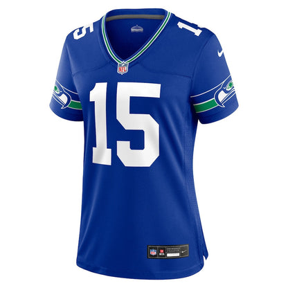 Tory Horton 15 Seattle Seahawks Women's Alternate 2 Game Jersey - Royal