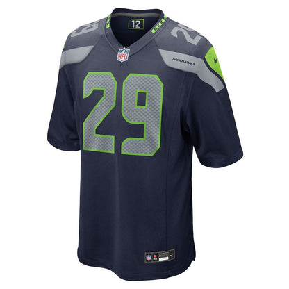 Josh Jobe 29 Seattle Seahawks Team Game Men Jersey - College Navy