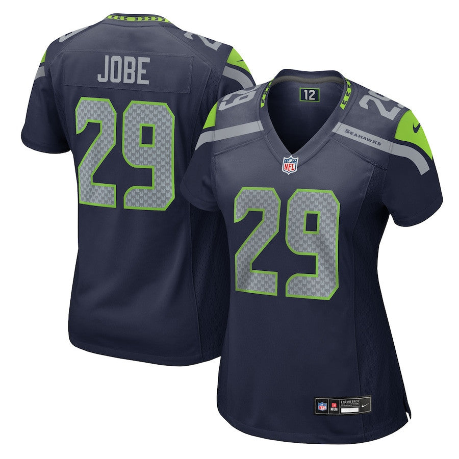 Josh Jobe 29 Seattle Seahawks Women's Team Game Jersey - College Navy