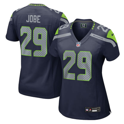 Josh Jobe 29 Seattle Seahawks Women's Team Game Jersey - College Navy