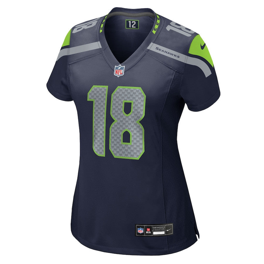 Elijah Arroyo 18 Seattle Seahawks Women's Team Game Jersey - College Navy