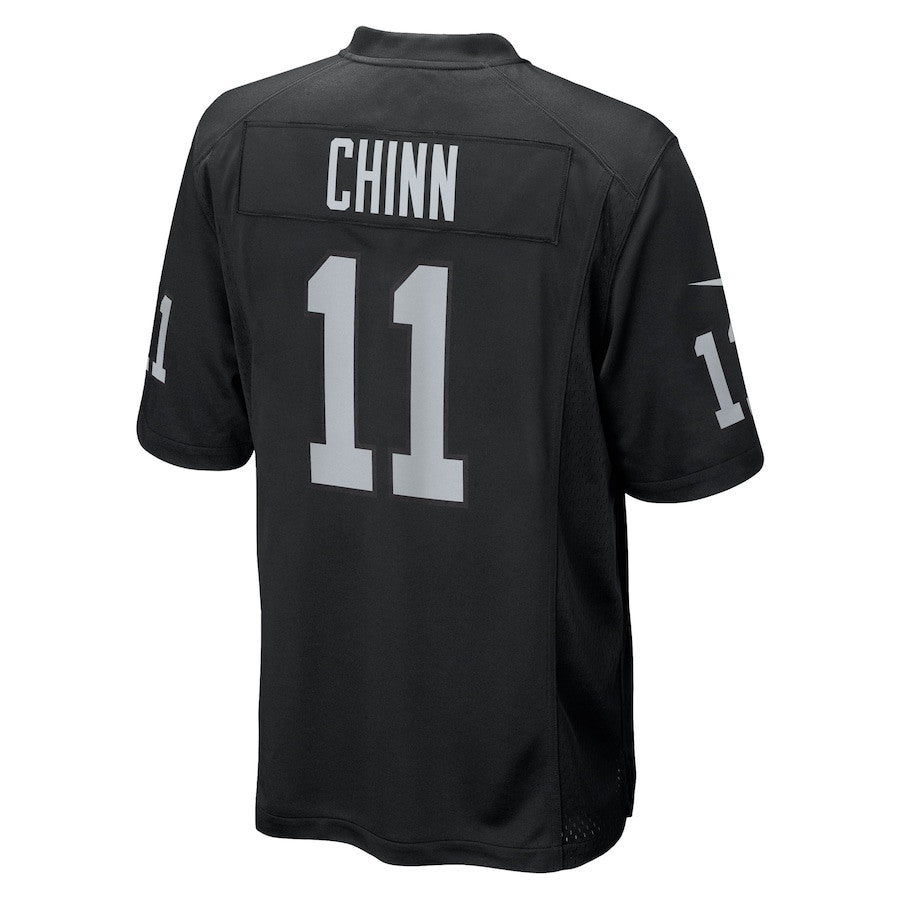 Jeremy Chinn 11 Las Vegas Raiders Team Game Men Jersey - Black