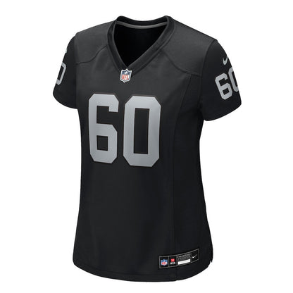Charles Grant 60 Las Vegas Raiders Women's Team Game Jersey - Black