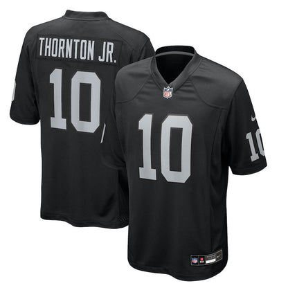 Dont'e Thornton Jr. 10 Las Vegas Raiders Team Game Men Jersey - Black