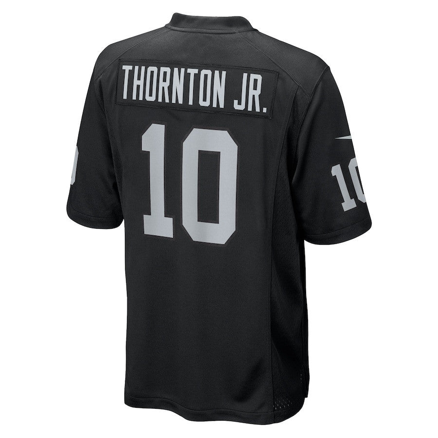 Dont'e Thornton Jr. 10 Las Vegas Raiders Team Game Men Jersey - Black