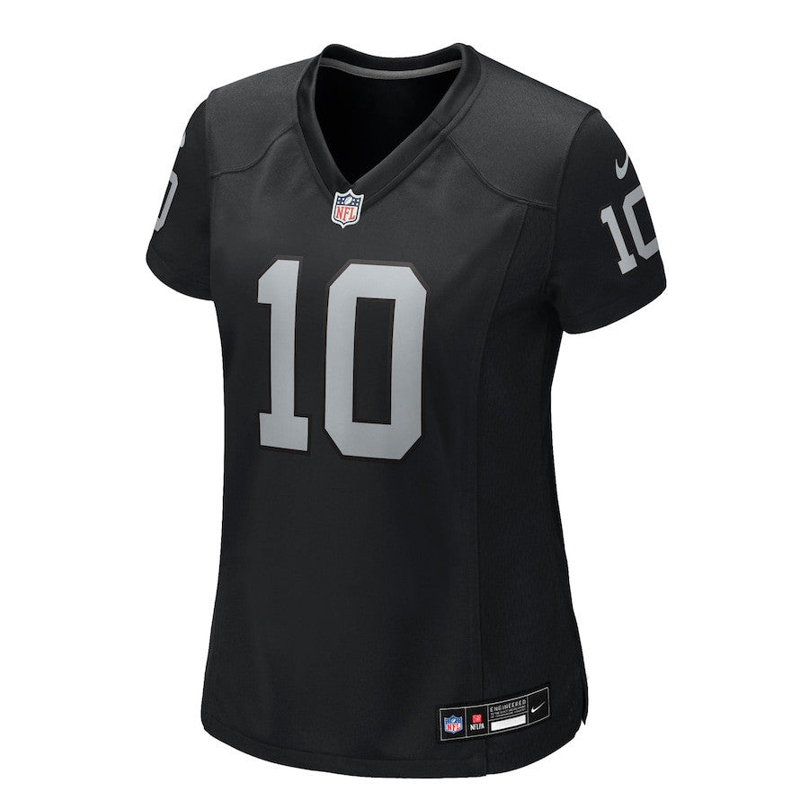 Dont'e Thornton Jr. 10 Las Vegas Raiders Women's Team Game Jersey - Black