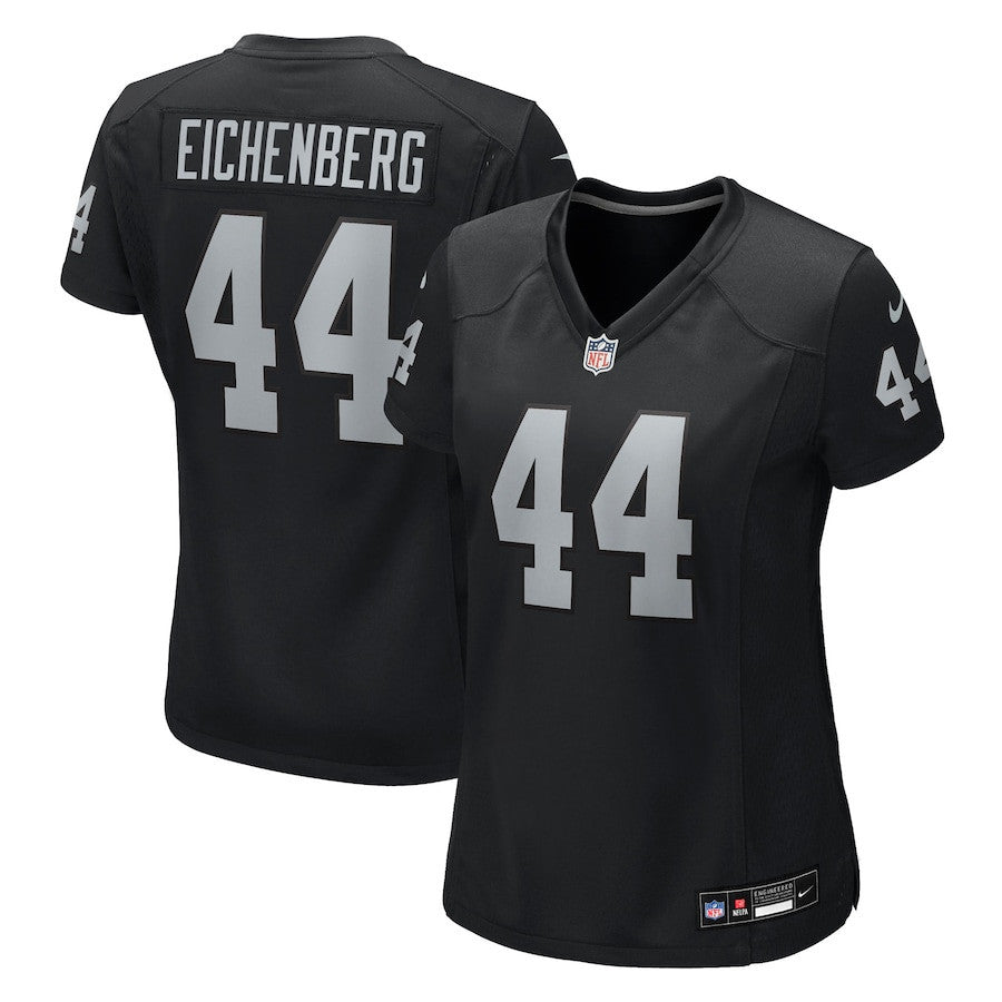 Tommy Eichenberg 44 Las Vegas Raiders Women's Team Game Jersey - Black