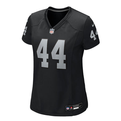 Tommy Eichenberg 44 Las Vegas Raiders Women's Team Game Jersey - Black