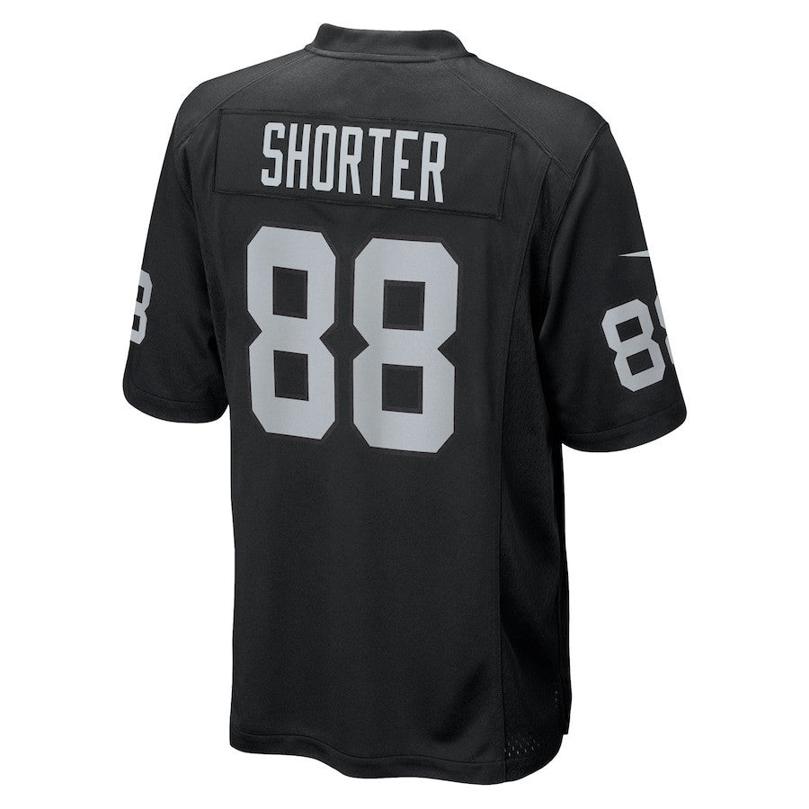 Justin Shorter 88 Las Vegas Raiders Team Game Men Jersey - Black