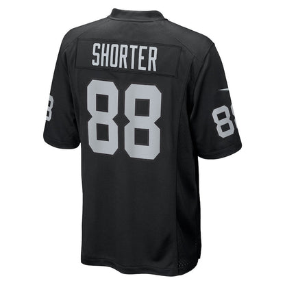 Justin Shorter 88 Las Vegas Raiders Team Game Men Jersey - Black