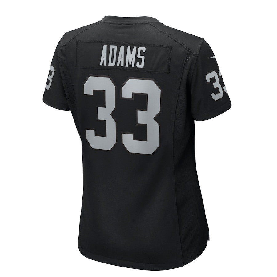 Jamal Adams 33 Las Vegas Raiders Women's Team Game Jersey - Black