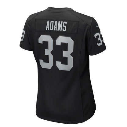 Jamal Adams 33 Las Vegas Raiders Women's Team Game Jersey - Black