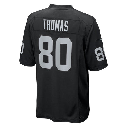 Ian Thomas 80 Las Vegas Raiders Team Game Men Jersey - Black