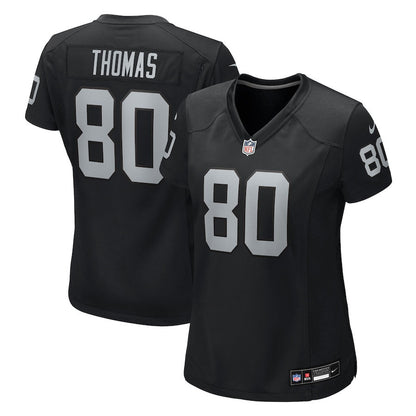 Ian Thomas 80 Las Vegas Raiders Women's Team Game Jersey - Black