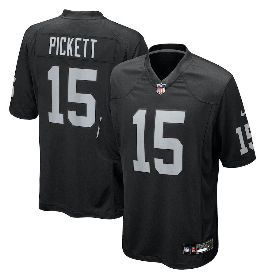 Kenny Pickett 15 Las Vegas Raiders Team Game Men Jersey - Black