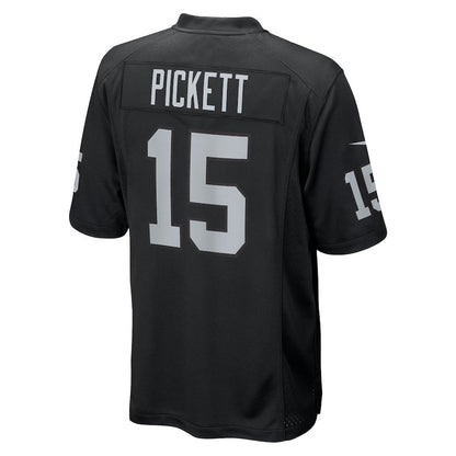 Kenny Pickett 15 Las Vegas Raiders Team Game Men Jersey - Black