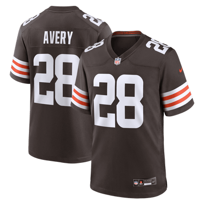 Tre Avery 28 Cleveland Browns Team Game Men Jersey - Brown